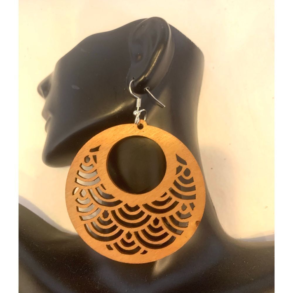 Wooden Fashion Earrings